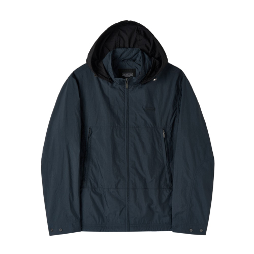 RIPSTOP HOOD DETACHABLE JUMPER - NAVY (P252MJP181)