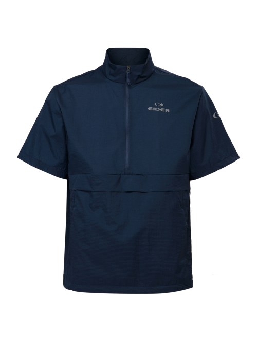 Мужской анорак с коротким рукавом WIND DRY_Carbon Blue