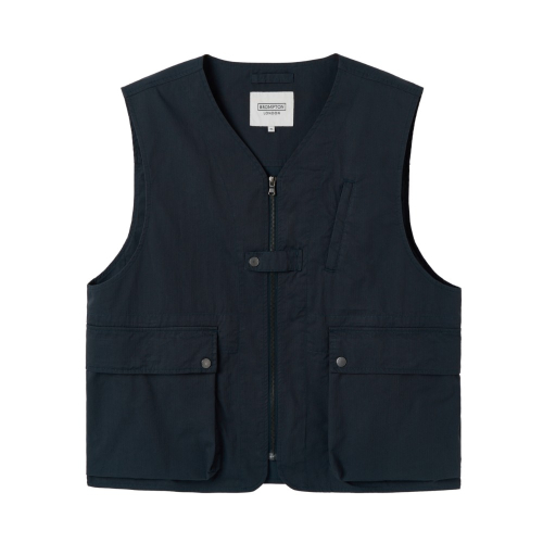 BRITISH CAMPER VEST - NAVY (P252MVT480)