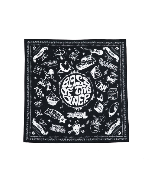 아노블리어() 베이시스트 반다나 [블랙] 상품 이미지