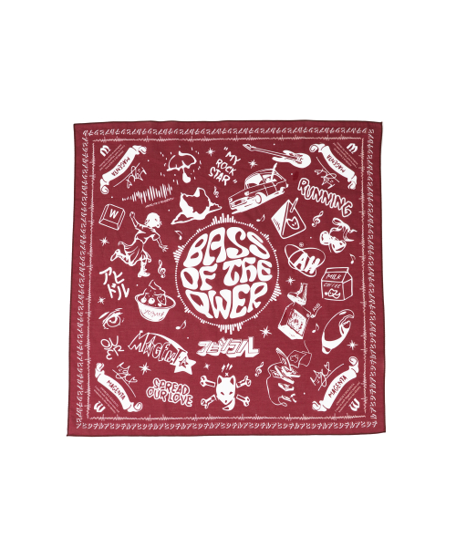 아노블리어() 베이시스트 반다나 [레드] 상품 이미지