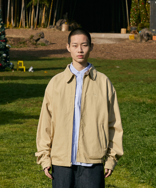 Bomber Jacket (Beige) FJK128
