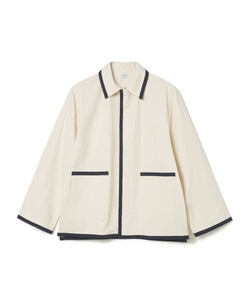 아노블리어() 투톤 플레어 셔츠 [아이보리] 상품 이미지