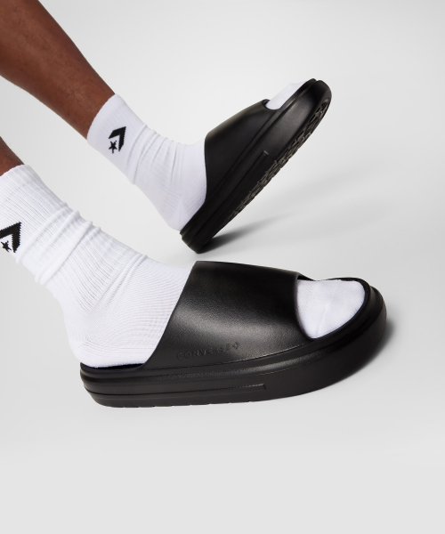 컨버스() 에센셜 슬라이드 블랙 A12174C 상품 이미지