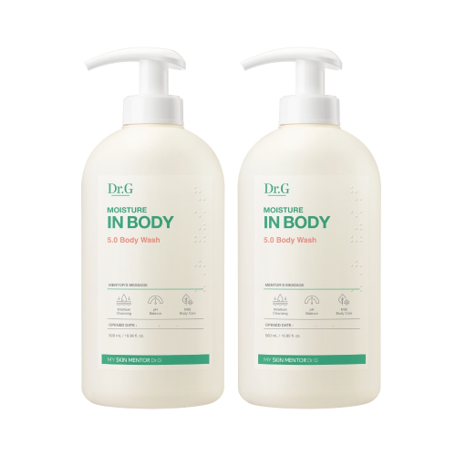 닥터지() [약산성 바디워시]모이스처 인 바디 5.0 바디워시 500mL 듀오 상품 이미지