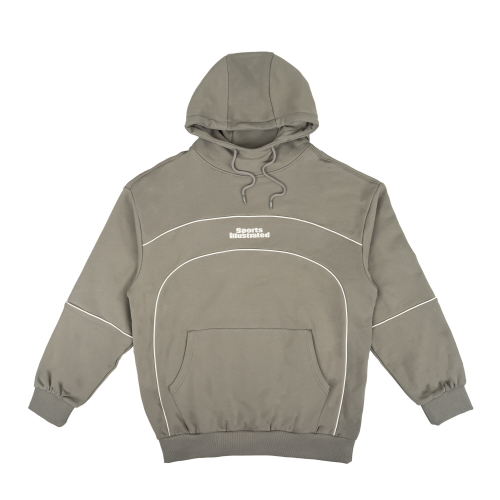 Худи с контрастным кантом (Khaki)