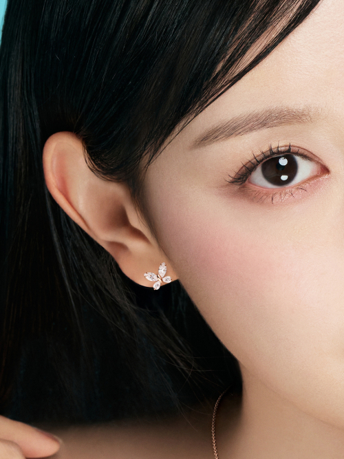 스톤헨지() [김지원 착용] 러브 듀엣 14K 귀걸이 SA25A78U 상품 이미지