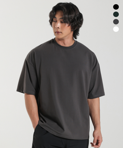 몰든() 스탠다드 루즈핏 무지 티셔츠 상품 이미지