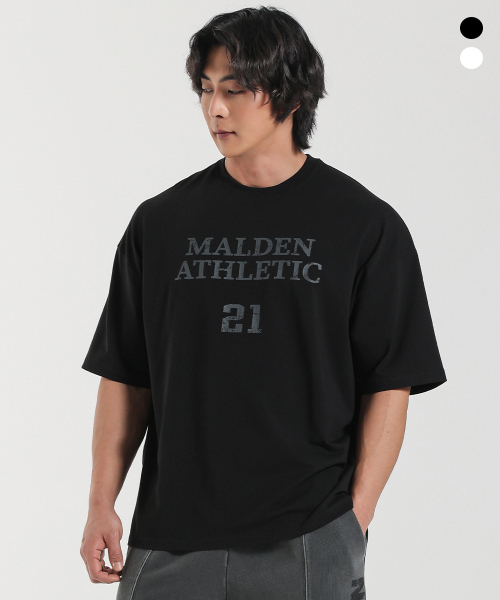 몰든() 스탠다드 루즈핏 크랙 티셔츠 상품 이미지