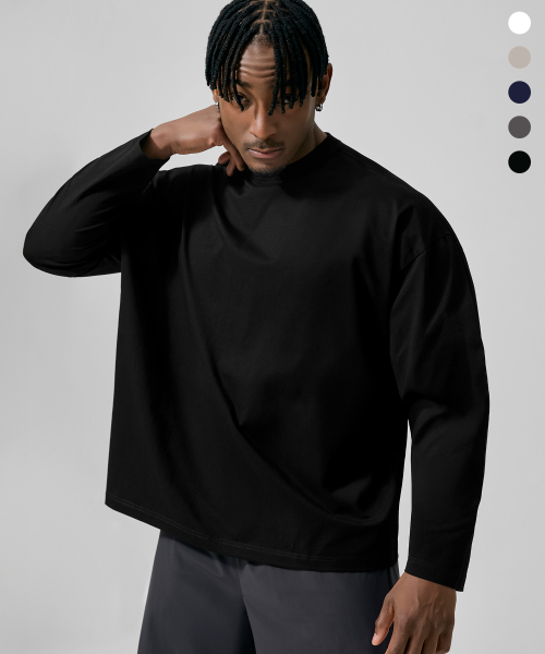 RELAX OVERFIT COTTON LONG SLEEVE_5color