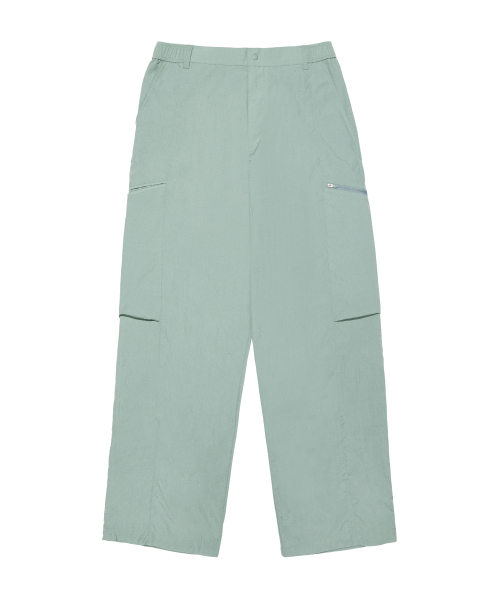 REGULAR FIT STRING JOGGER PANTS (MINT)