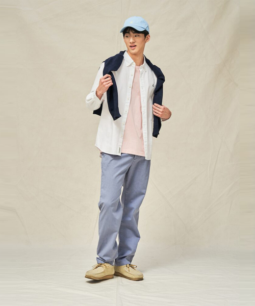 Брюки Garment Dying Regular Pants Blue (BC5221C12P)