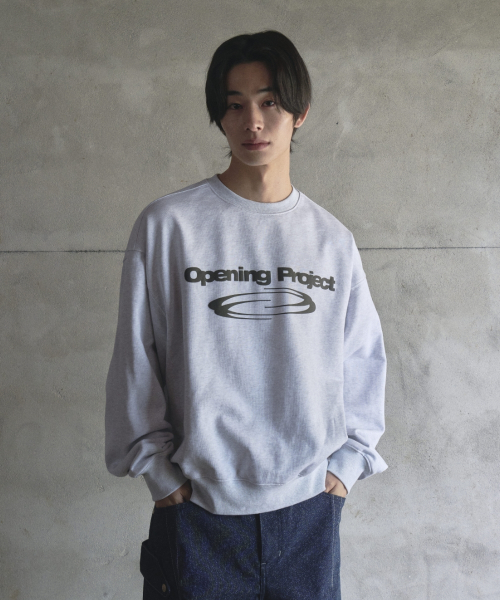 Opening Project 오프닝프로젝트(OPENING PROJECT) Identity Sweatshirt - Melange White - 사이즈 & 후기 ...