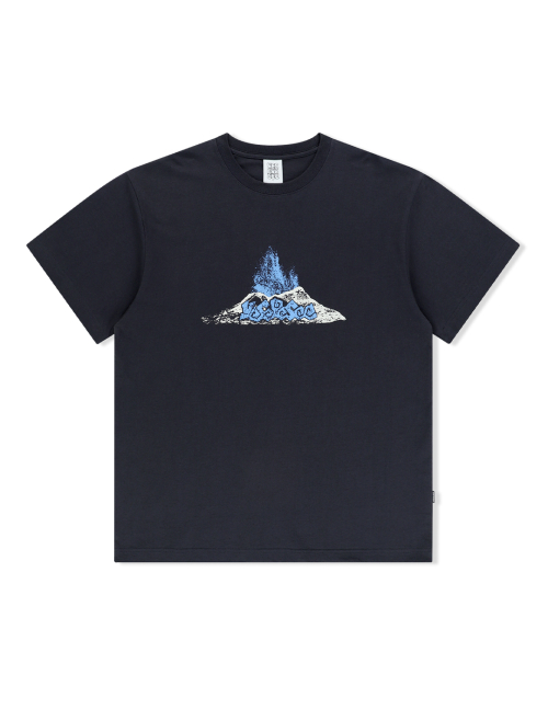 예스아이씨(YESEYESEE) Volcanic Eruption Tee Charcoal
