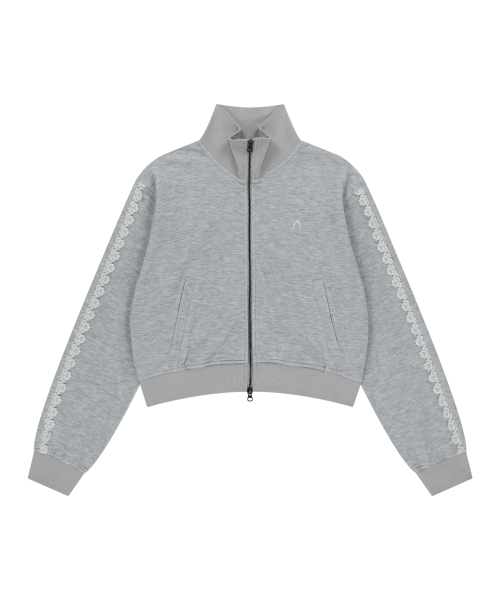 Laced Track Jacket (Gray)