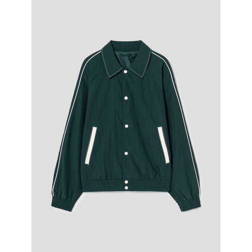 Нейлоновый бомбер Varsity Green