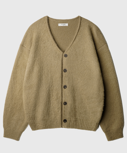 Our Loose Fit Mohair Cardigan Sandbeige SOKN2604