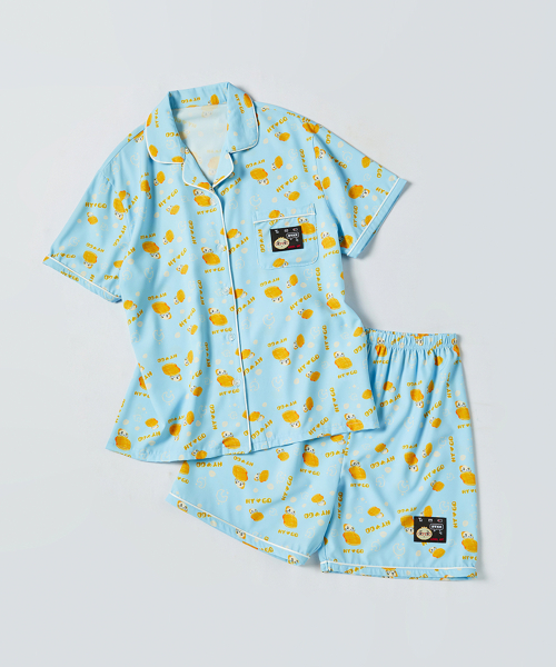 NYGD HALF PAJAMAS SET SKY BLUE