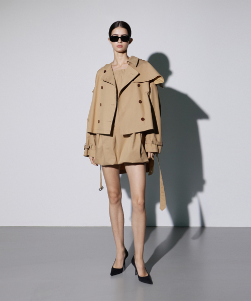 Half trench coat