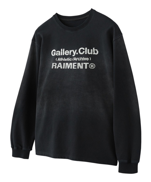 Свитшот Vintage Washing Gallery Club, Black