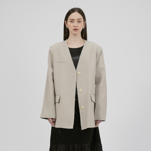 WD_Base loose jacket_LIGHT BEIGE