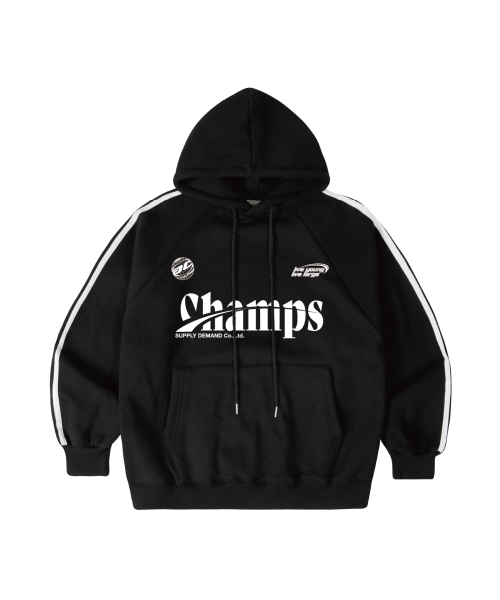 Оверсайз худи CHMPS SPORTY LOGO B25ST31