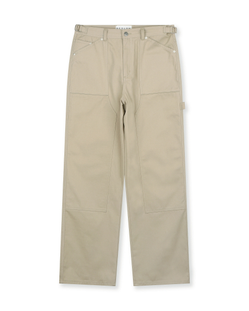 [BESLOW X DERRICK] PAINTER PANTS BEIGE