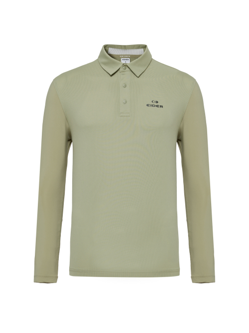 Мужское поло с длинным рукавом ICE-LONG_Light Khaki