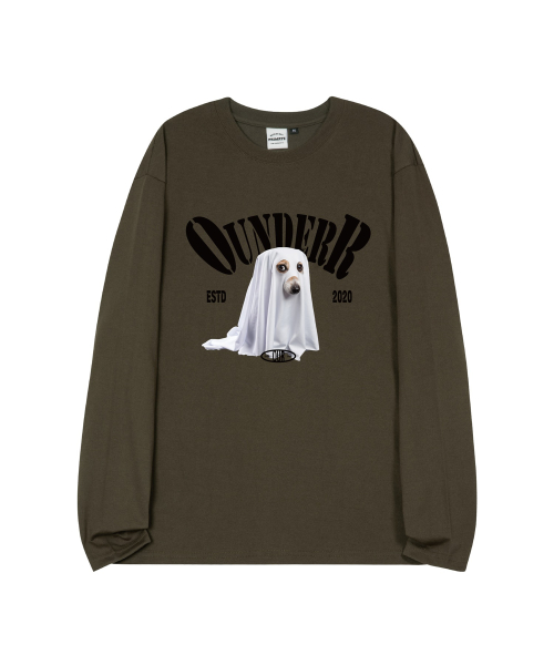 BOO оверсайз лонгслив Khaki