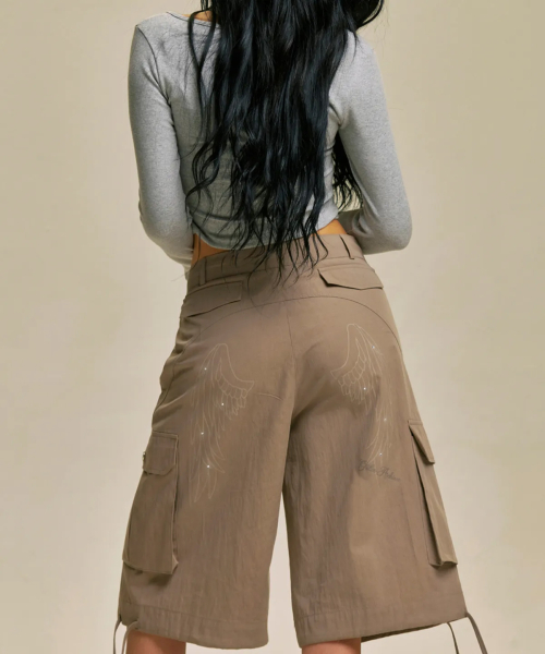 WING BERMUDA CARGO PANTS_BE