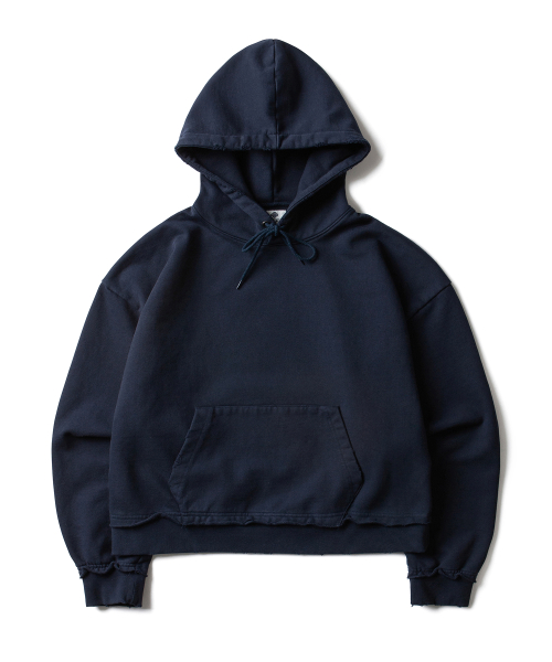 Худи VTG CROP HEAVY HOODIE (NAVY)