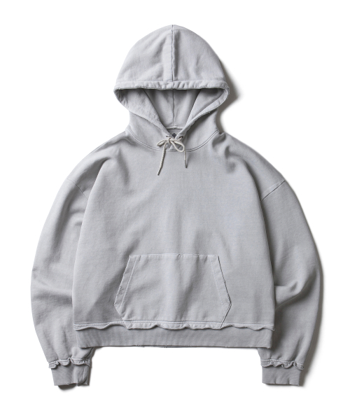 ESFAI Vintage кроп худи Grey