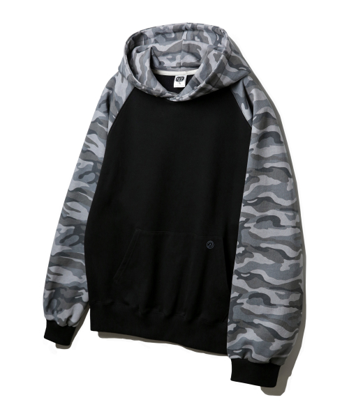 Базовое худи реглан с камуфляжными вставками AZH650 (3 COLORS)