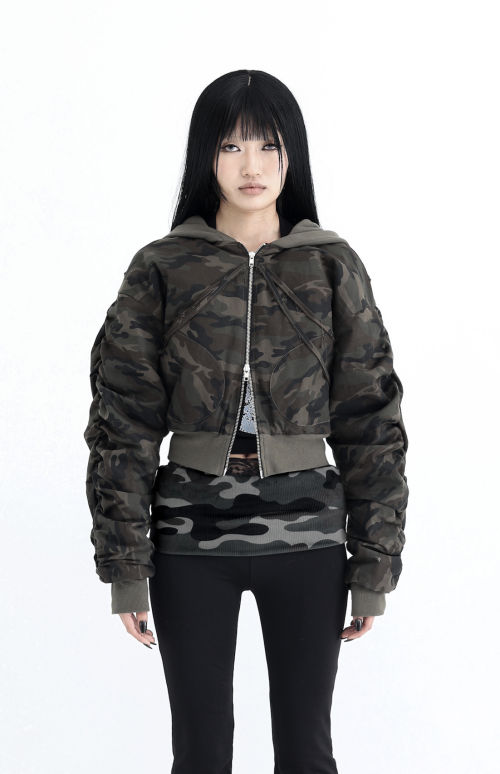 Bondage Bomber куртка - camo
