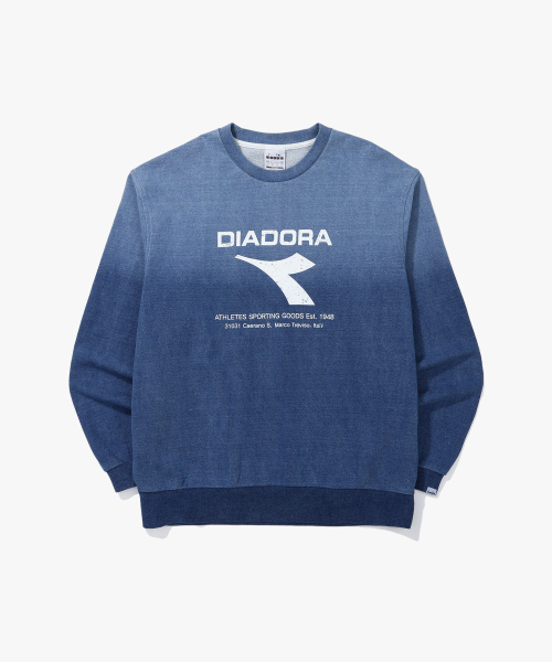 Свитшот из вареного денима Denim