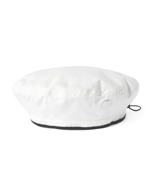 Twill Beret White