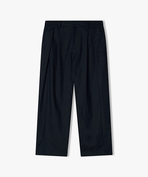 Свободные брюки LLS23551 Dark Navy с карманами и завязками