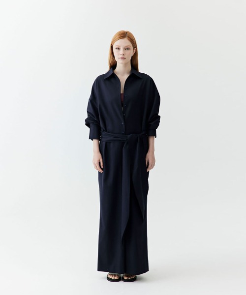 шерсть рубашка jumpsuit (navy)