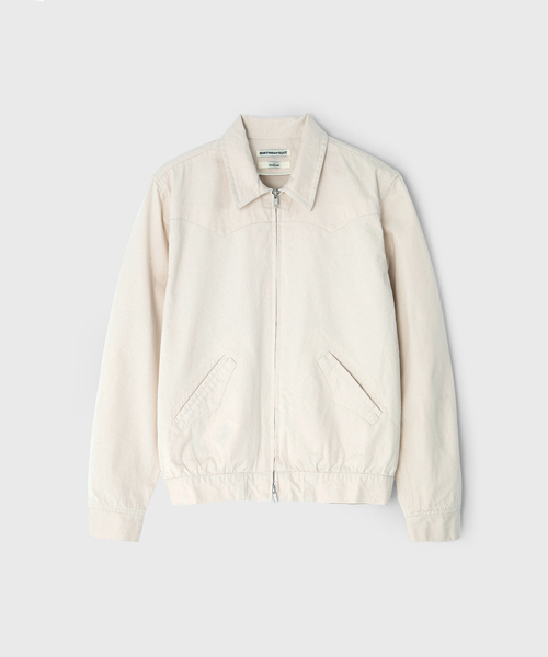TWILL WESTERN JACKET (NATURAL)