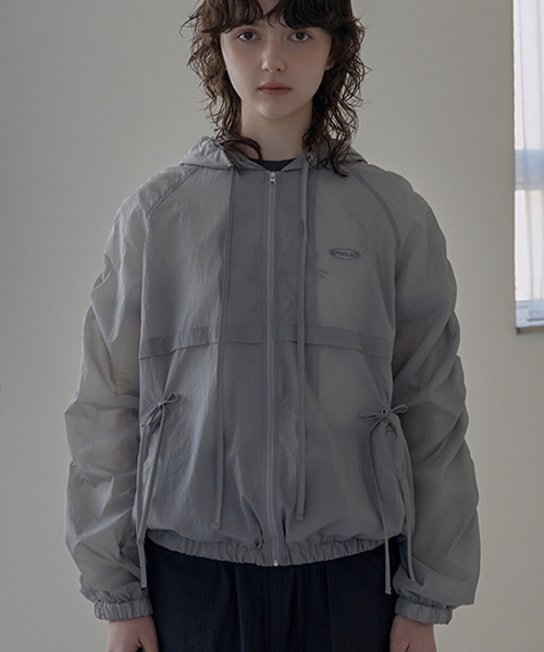 Ветровка с бантом (Light Grey)