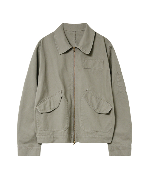 Винтажная рабочая куртка из хлопка (Khaki)