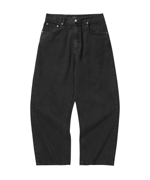 BAGGY DENIM PANTS / BLACK