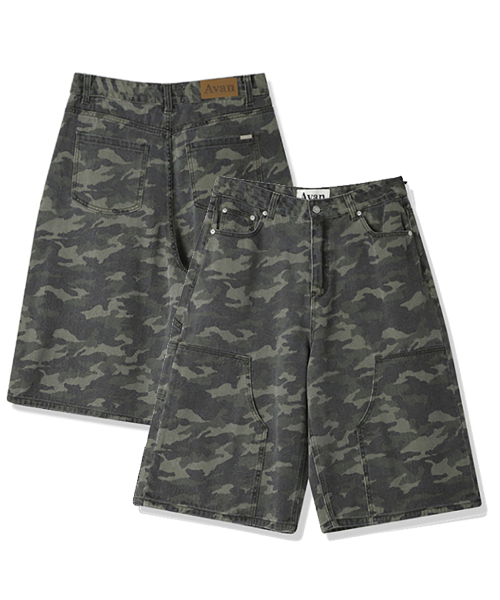Carpenter деним шорты CAMO