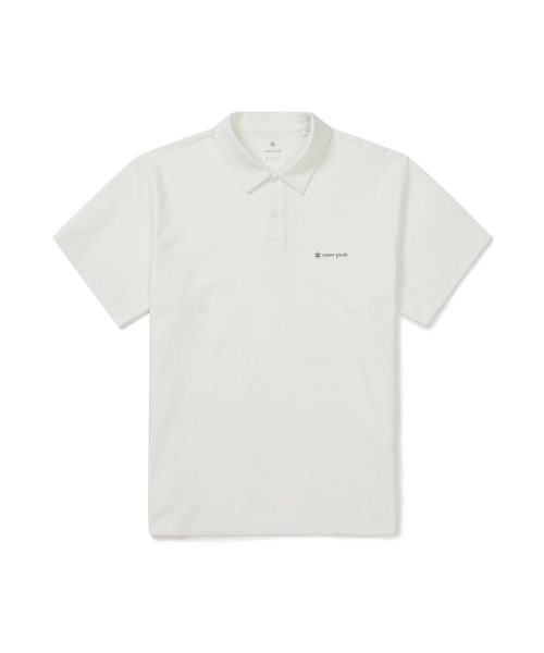 Быстросохнущее поло с коротким рукавом (S25MMTPS14) Off White