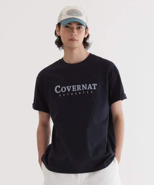 커버낫() 센터 어센틱 티셔츠 Dark Navy 상품 이미지