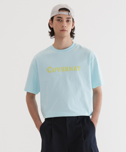 커버낫() 센터 어센틱 티셔츠 Sky Blue 상품 이미지