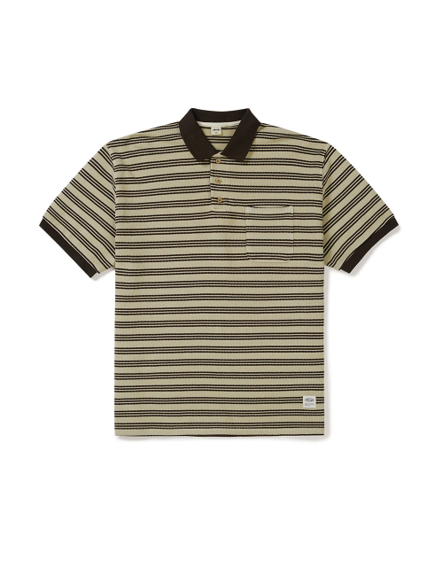 [Mmlg] OVERDYED BS PIQUE SHIRT (BEIGE)