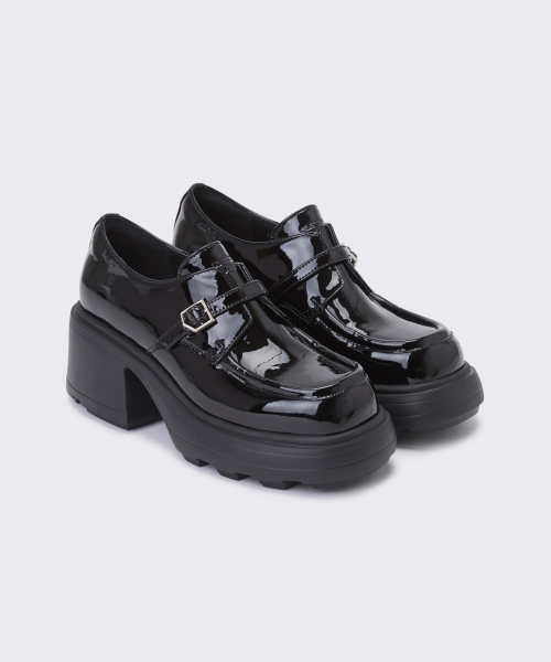 [슈콤마보니] Duggy heel loafer(black)_DW1DS25003BLK DW1DS25003BLK 