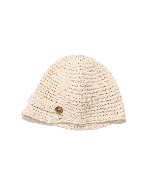 SUMMER KNIT CAP_IVORY(NG2FMUAB30A)