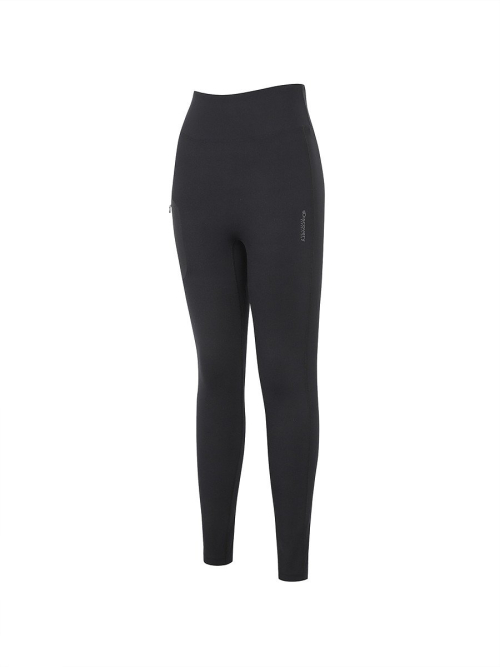 Женские гибридные леггинсы Freshvent (BLACK)
